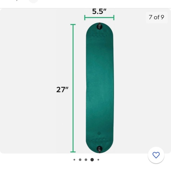 Kids Swings Green Sturdy Heavy Duty For Outdoor Playground Or Hang On Tree NIP - Picture 2 of 6